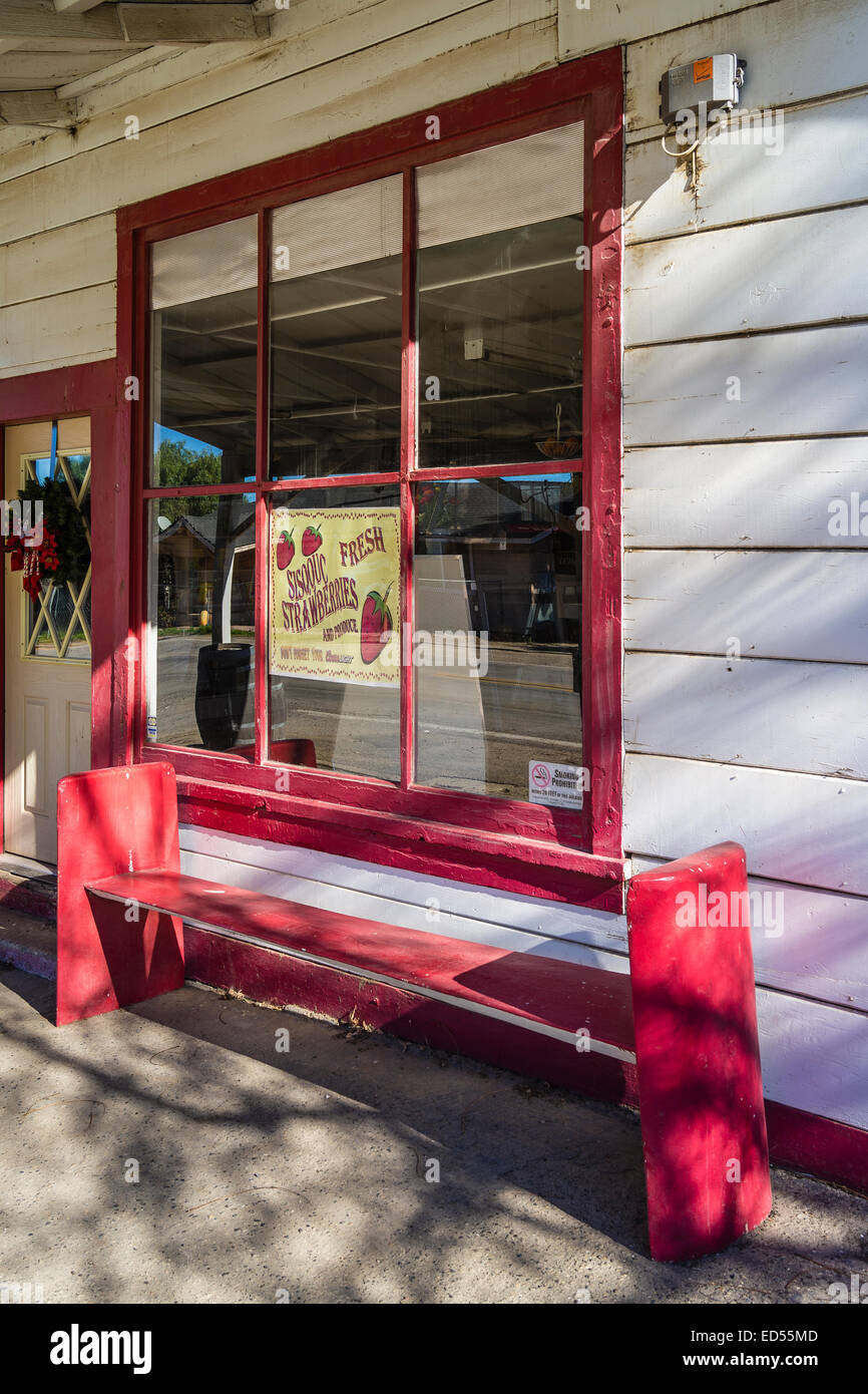 Sisquoc store front, a landmark old time store in this small California ...