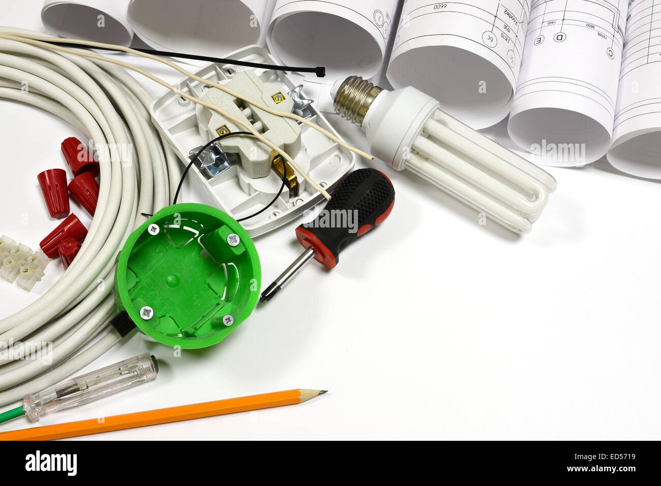Drawing rolls, electrical hardware tools and appliances composition