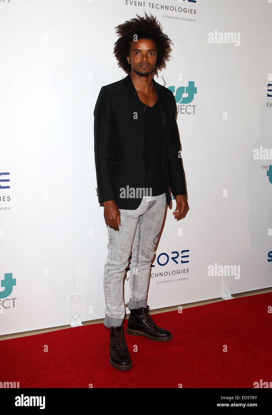 5th Annual Thirst Gala hosted by Jennifer Garner in partnership with Skyo and Relativity's Earth To Echo  Featuring: Eka Darville Where: Beverly Hills, California, United States When: 24 Jun 2014 Stock Photo