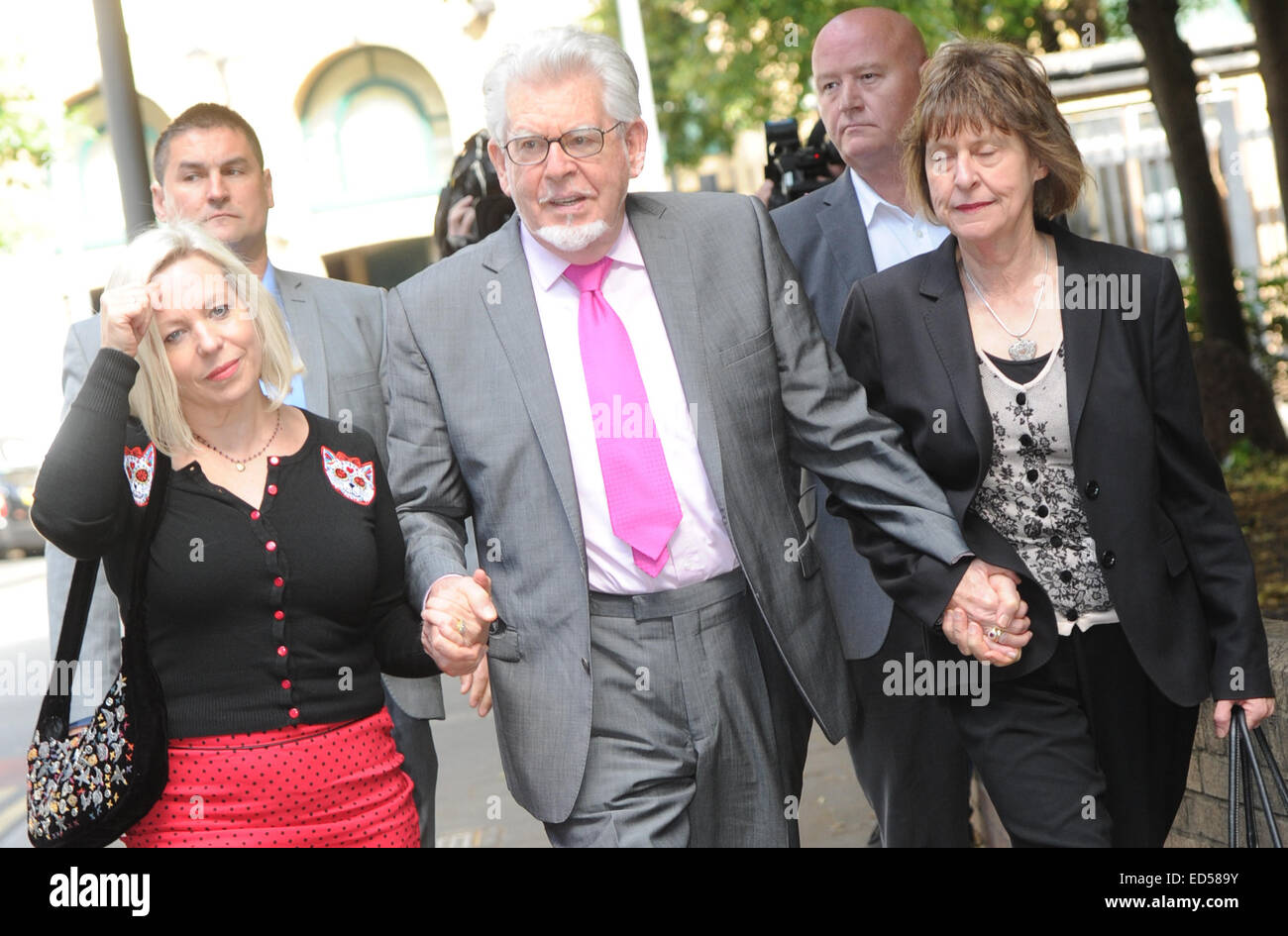 Rolf Harris seen at Southwark Crown Court in London  Featuring: Rolf Harris Where: London, United Kingdom When: 25 Jun 2014 Stock Photo