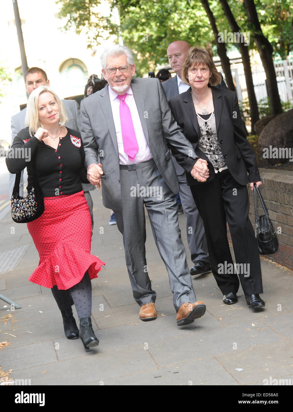 Rolf Harris seen at Southwark Crown Court in London  Featuring: Rolf Harris Where: London, United Kingdom When: 25 Jun 2014 Stock Photo