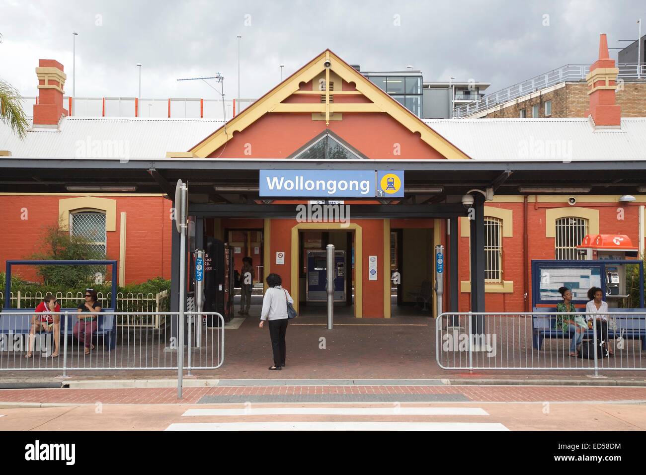 Wollongong train station viewed from the east side Stock Photo Alamy Wollongong train station viewed from the east side Stock Photo Alamy