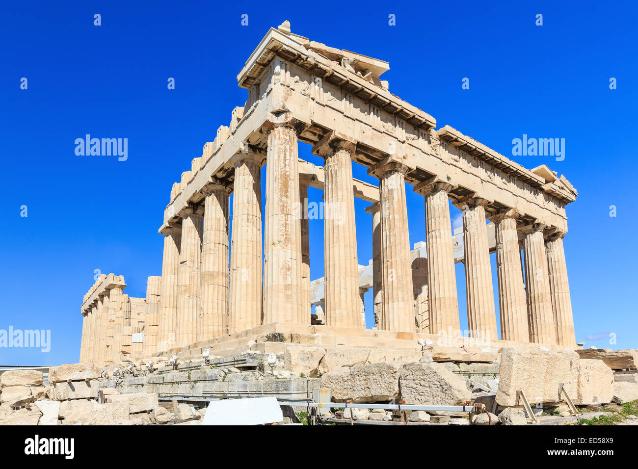 Acropolis of Athens,Greece Stock Photo