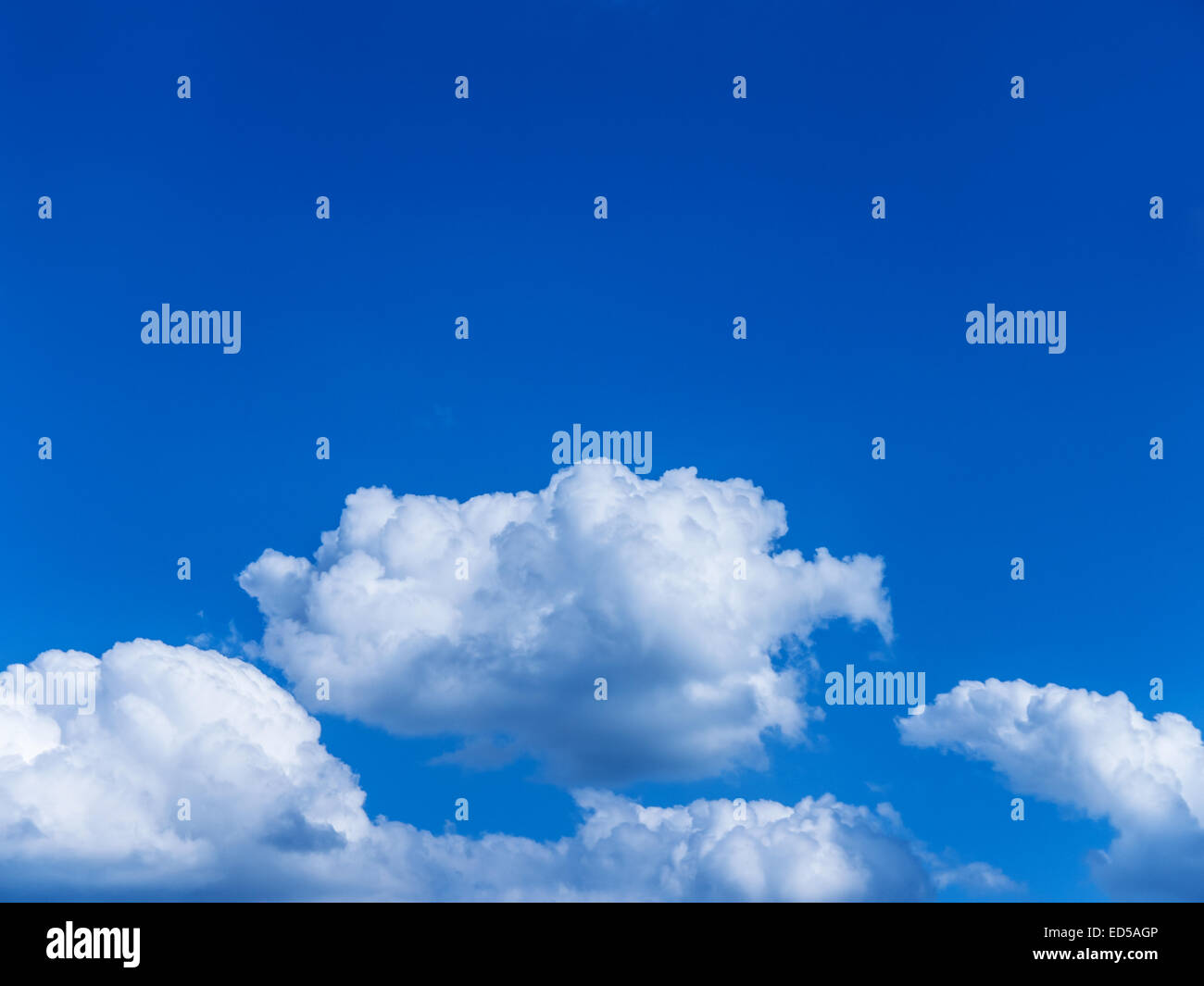sky and clouds background (copyspace) Stock Photo