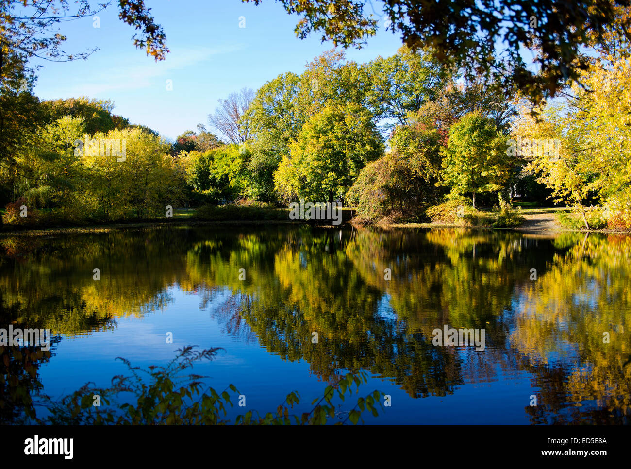 Nomahegan Park Cranford New Jersey 07016 Stock Photo Alamy