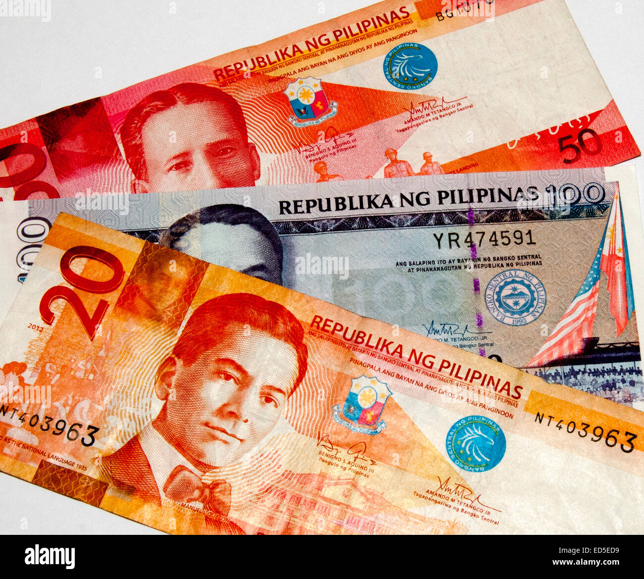Philippines bank notes hi-res stock photography and images - Alamy