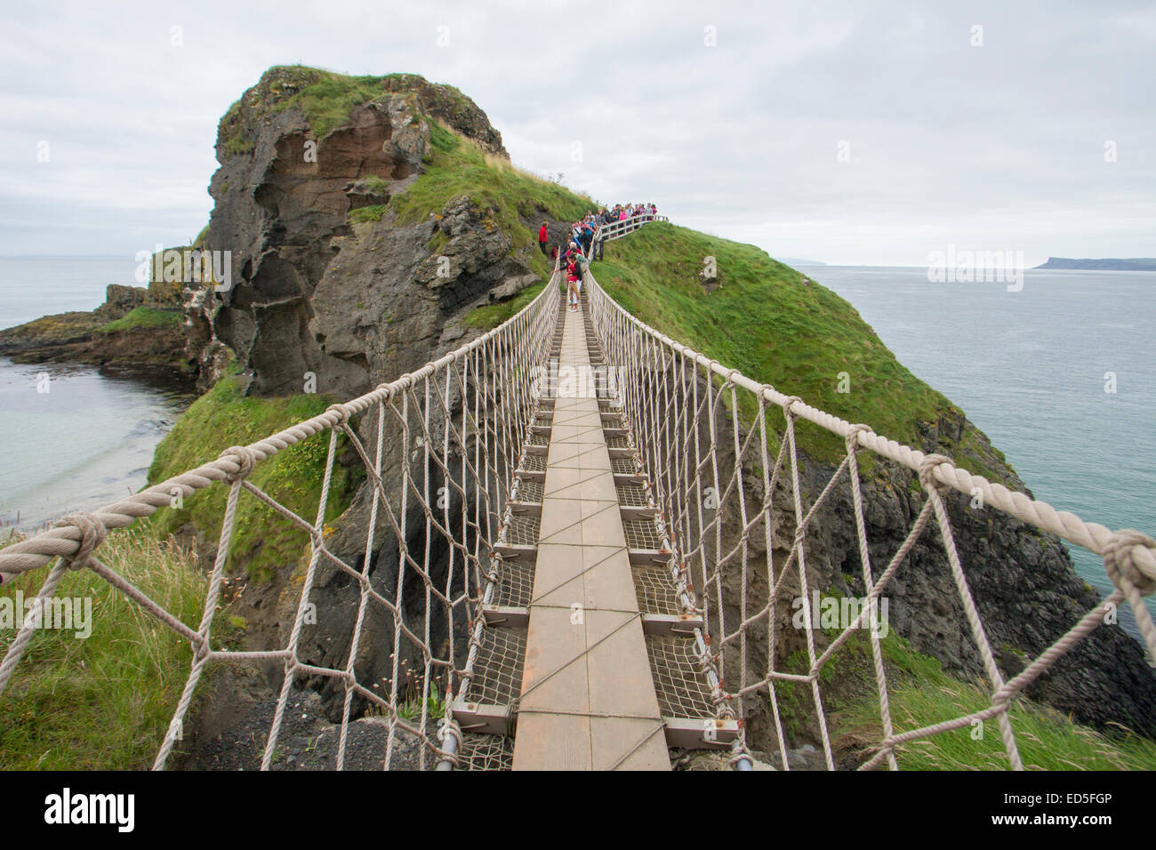 Carrick-a-Rede Rope Bridge, Co. Antrim Stock Photo - Alamy
