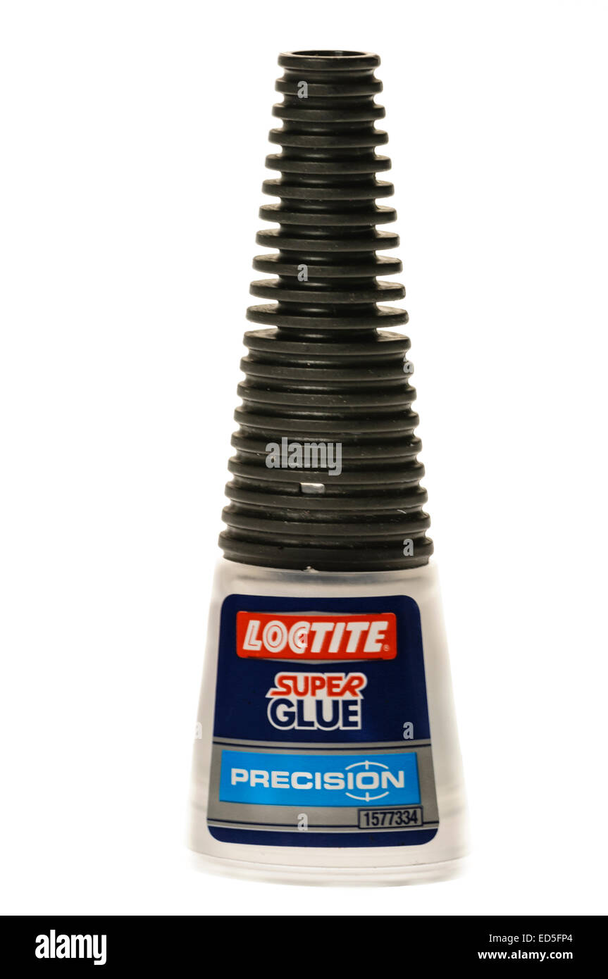 Loctite Super Glue precision Stock Photo
