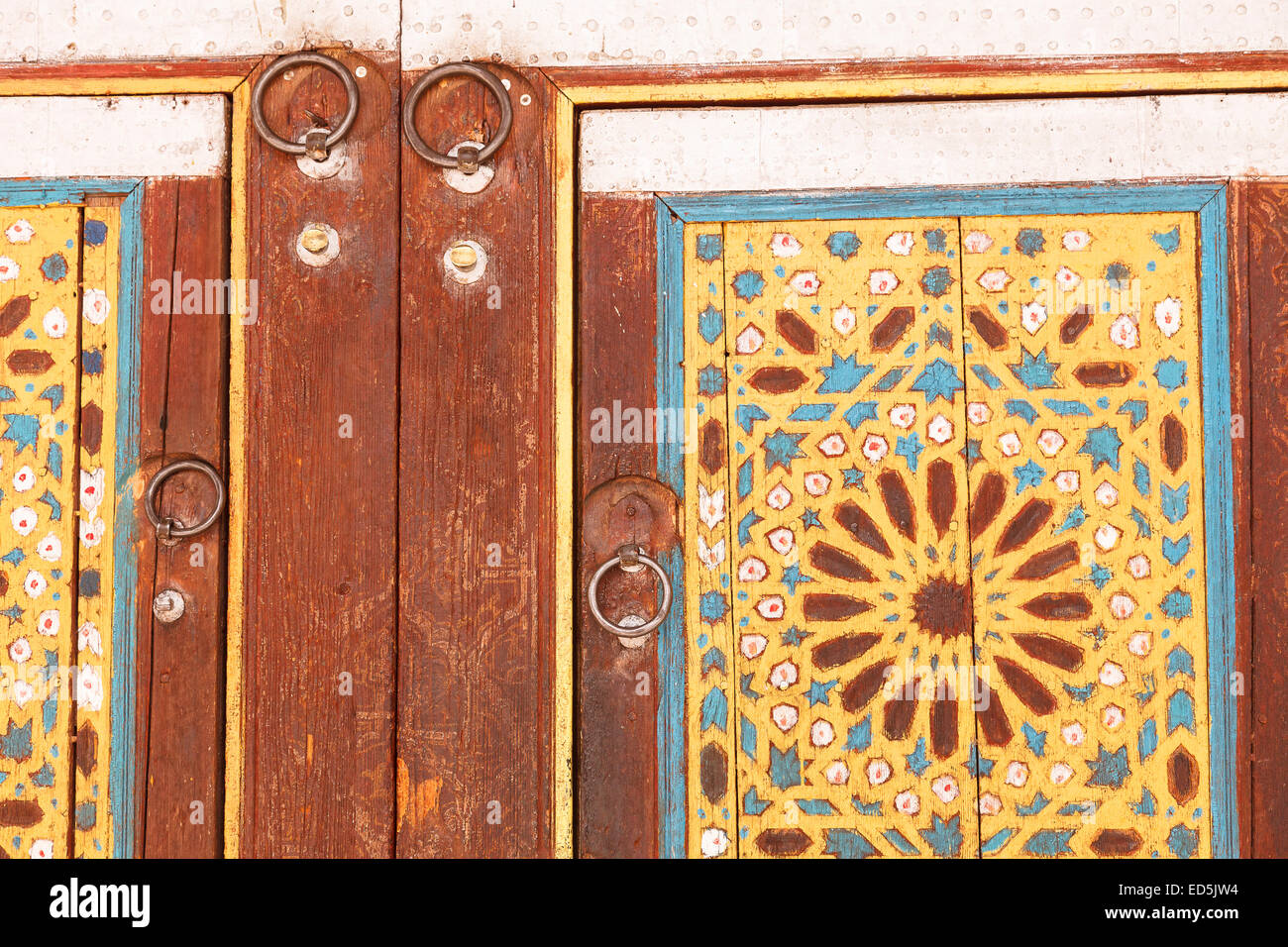 Zaouia, mausoleum in the madrasa, Tamegroute, Souss-Massa-Draa region, Morocco.  North Africa. Africa Stock Photo