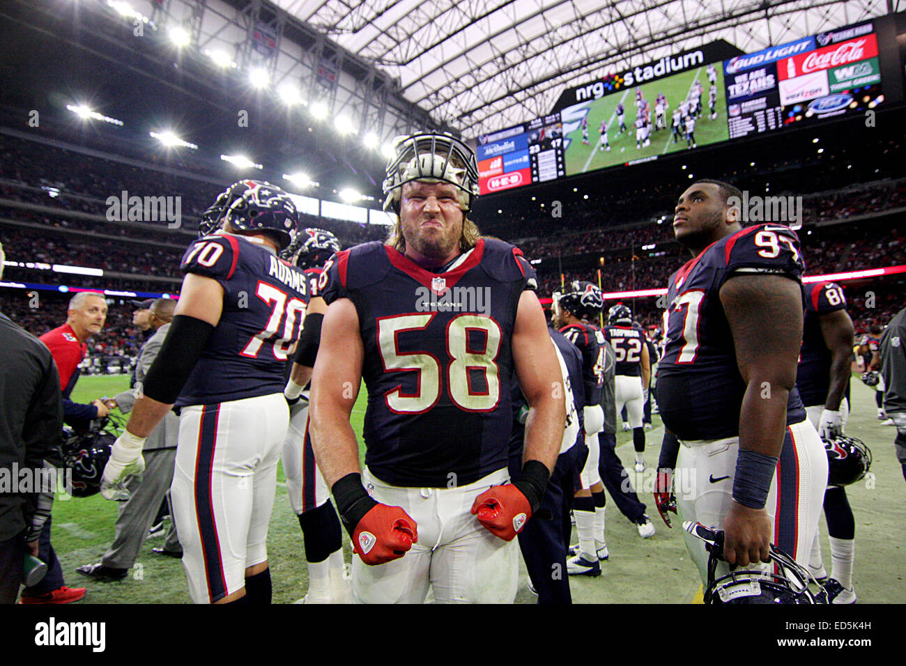 Houston, Texas, USA. 28th Dec, 2014. Houston Texans outside linebacker ...