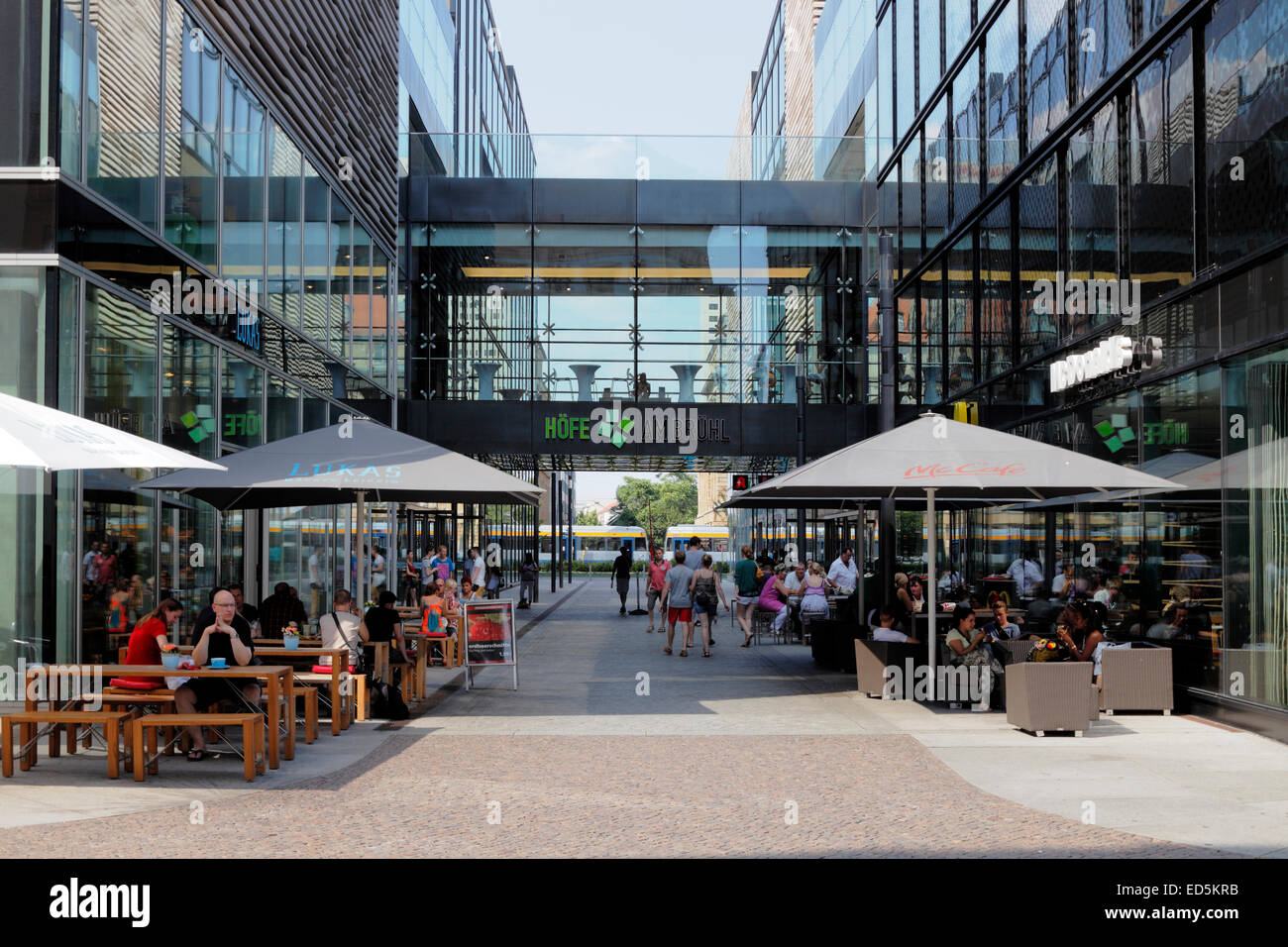 shopping centre Höfe Am Brühl in Leipzig, Germany Stock Photo Alamy
