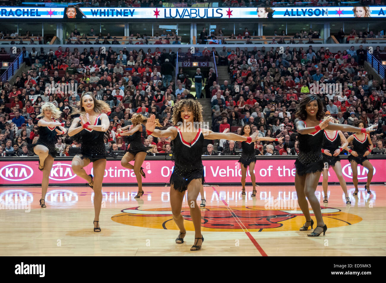 Luvabulls (Chicago Bulls Dancers) - NBA Dancers - 3/12/2022 dance