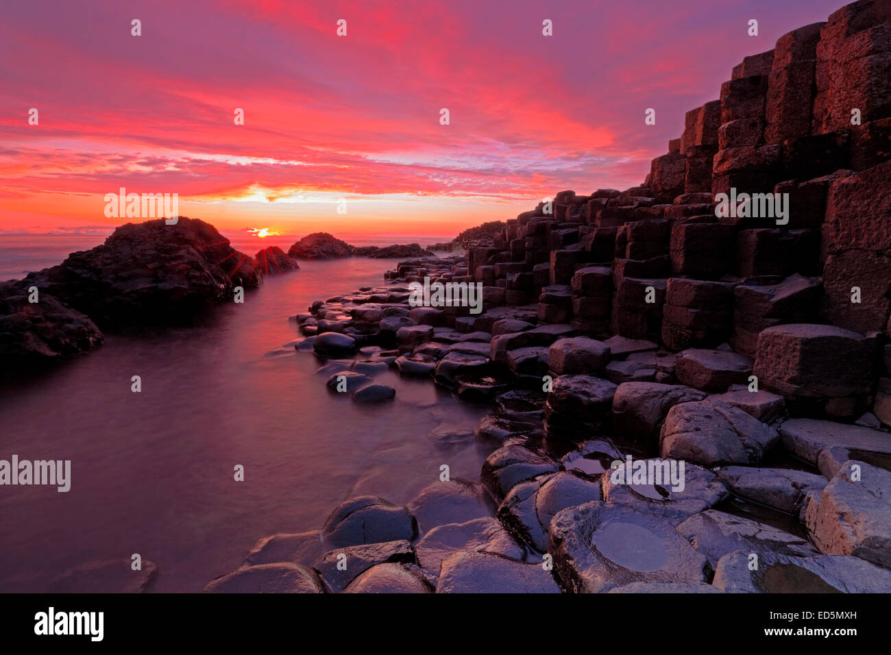 The Giant's Causeway, Northern Ireland Stock Photo - Alamy