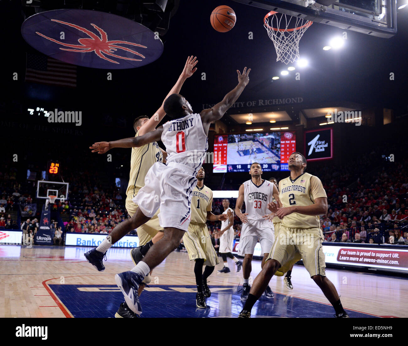 Richmond, VA, USA. 28th Dec, 2014. 20141228 Richmond guard Kendall