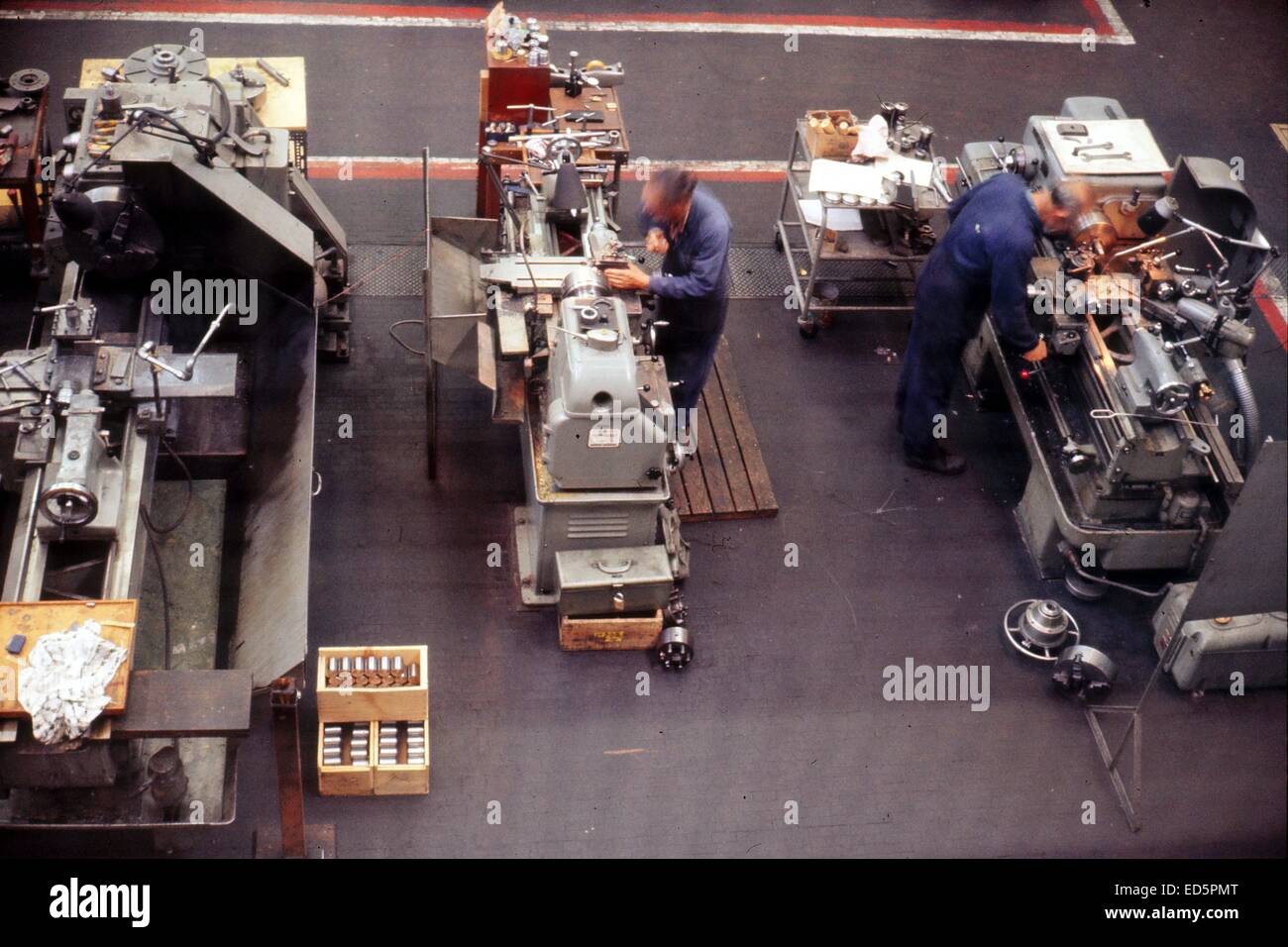 Machinery inside the Royal Australian Mint, Canberra, ACT Stock Photo
