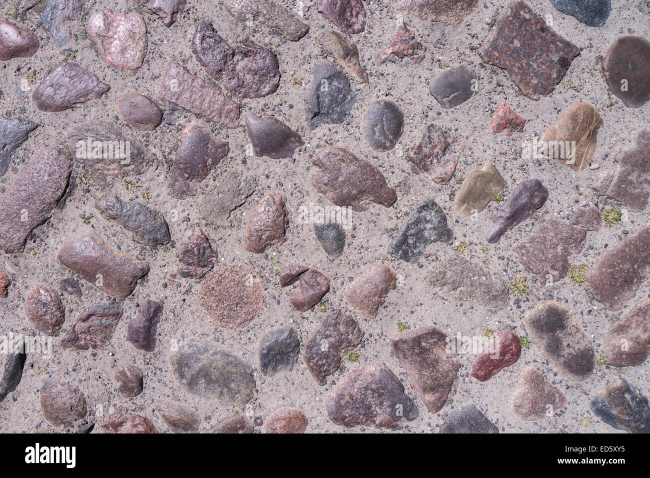 old cobble stone background Stock Photo