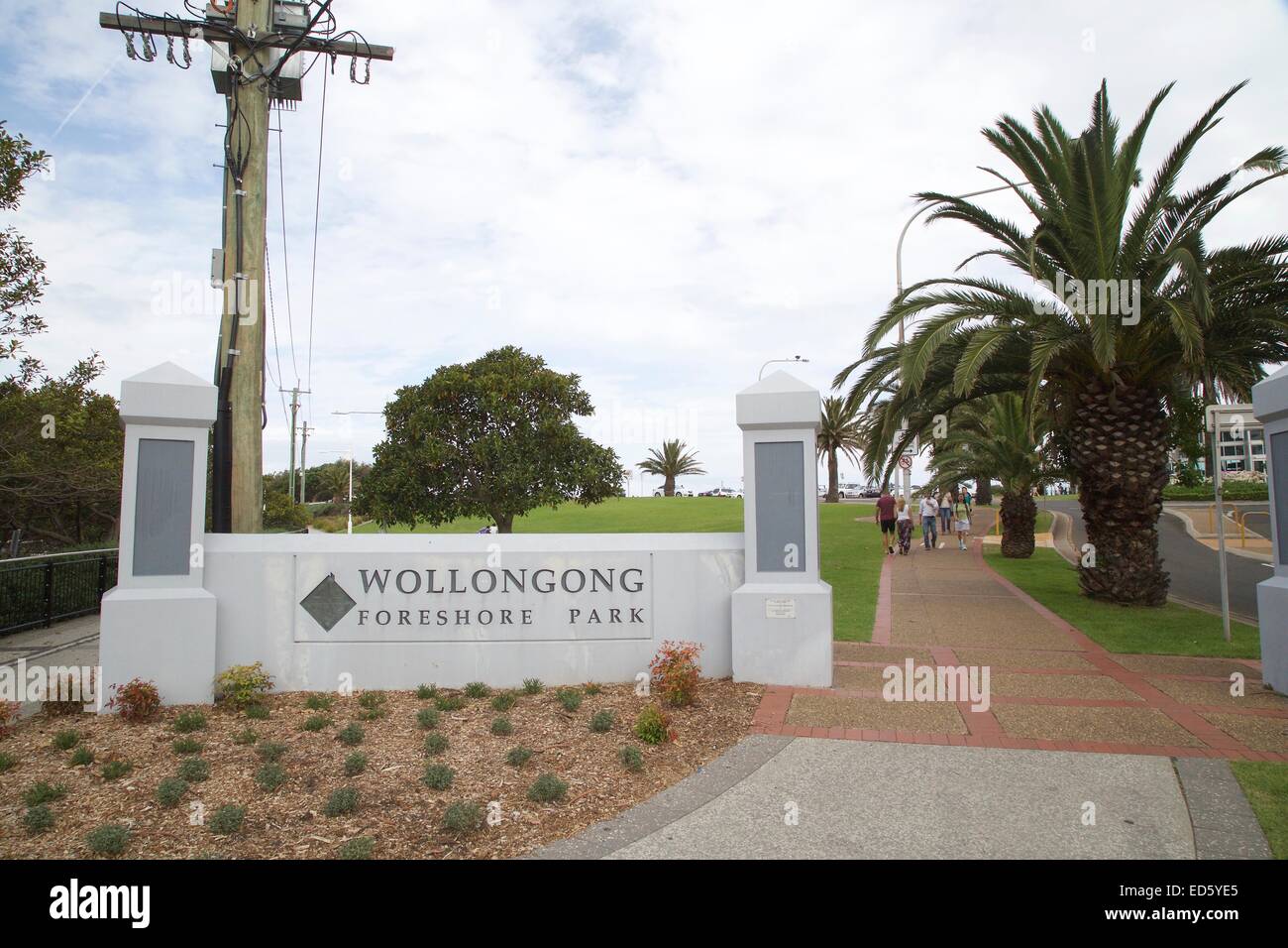 Wollongong Foreshore Park Stock Photo Alamy