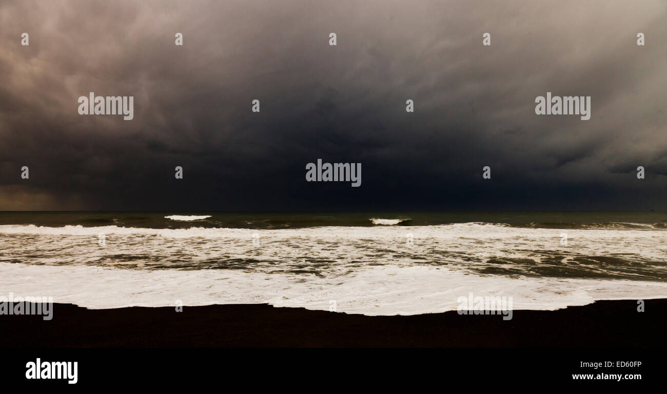 Storm clouds over the Pacific Ocean, California Stock Photo - Alamy