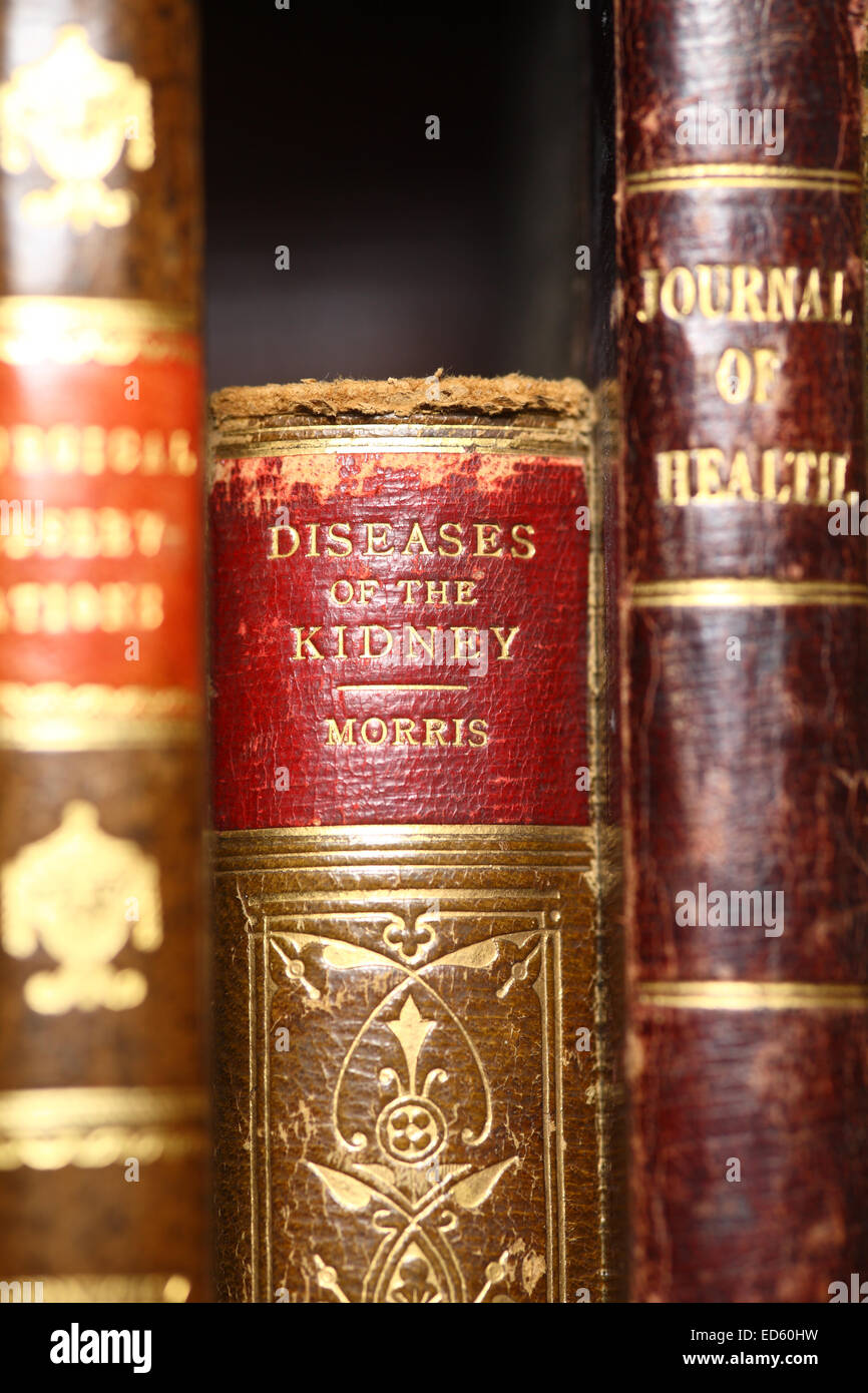 old-medical-books-stock-photo-alamy