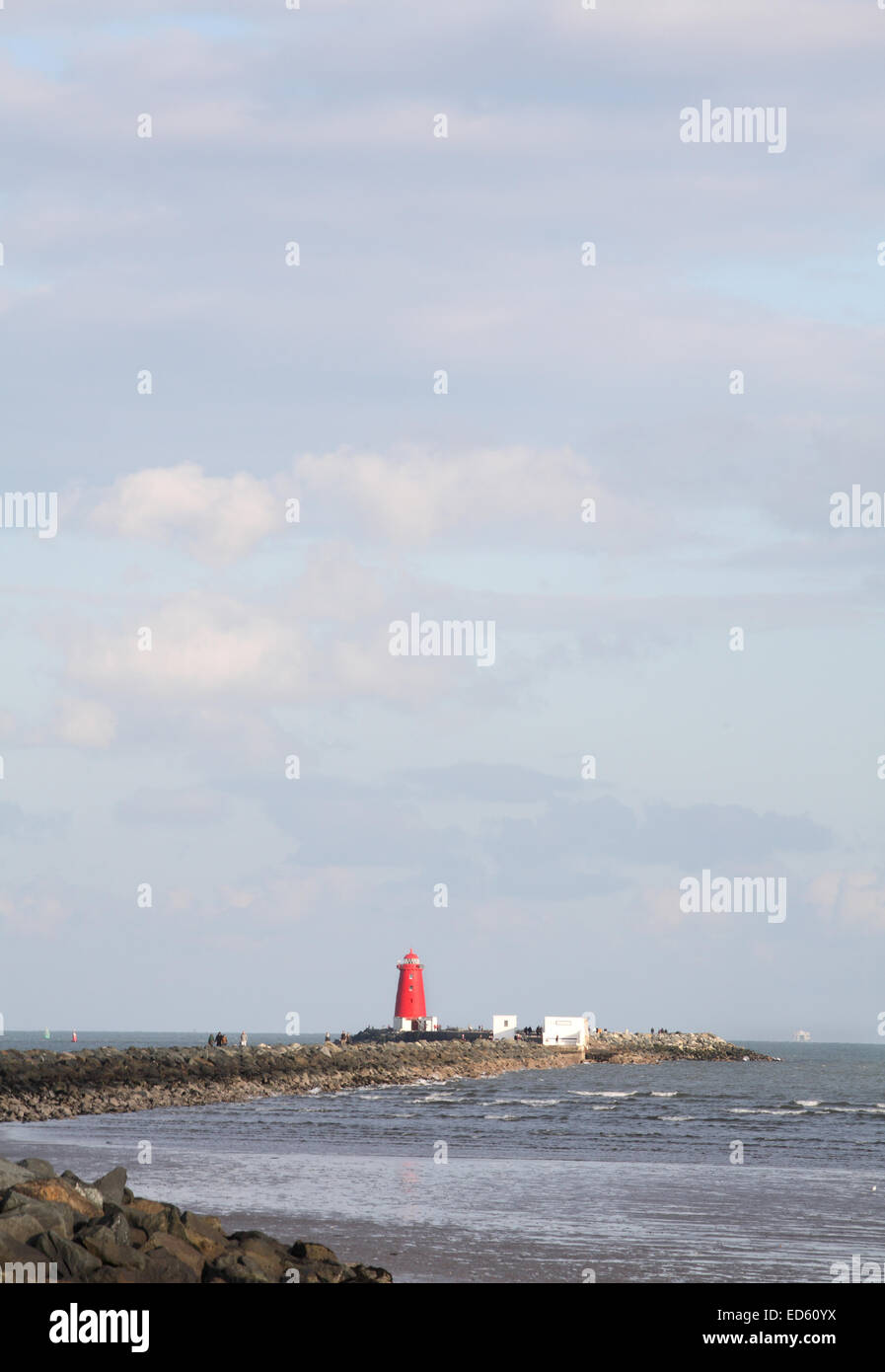 Dublin bay poolbeg lighthouse hires stock photography and images Alamy