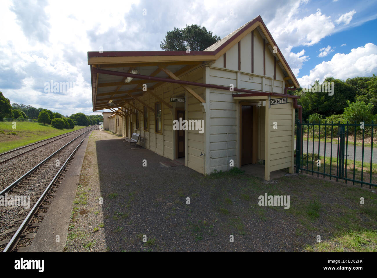 Robertson Heritage Railway Station, New South Wales, Australia Stock Photo