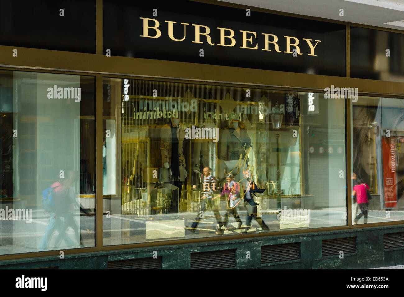Burberry store. Burberry Group plc is a British luxury fashion house ...