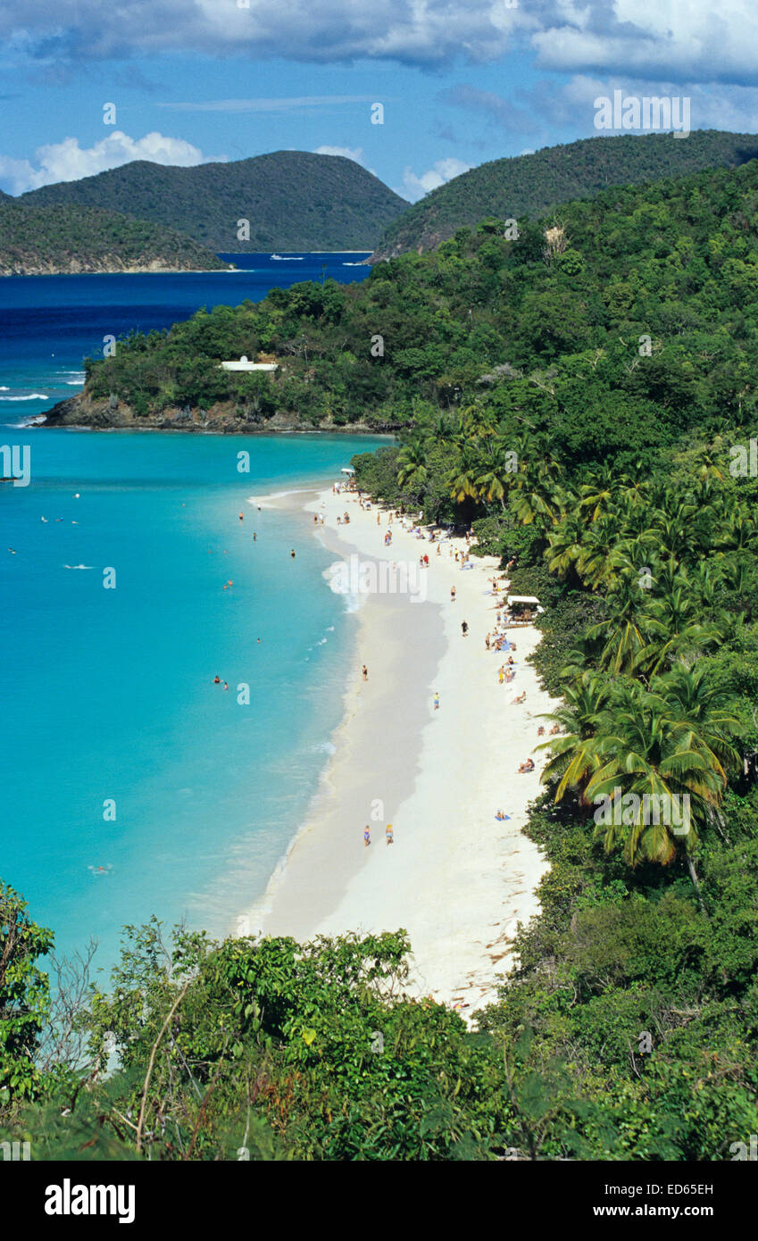 Beautiful Trunk Bay, St. John, USVI Stock Photo Alamy