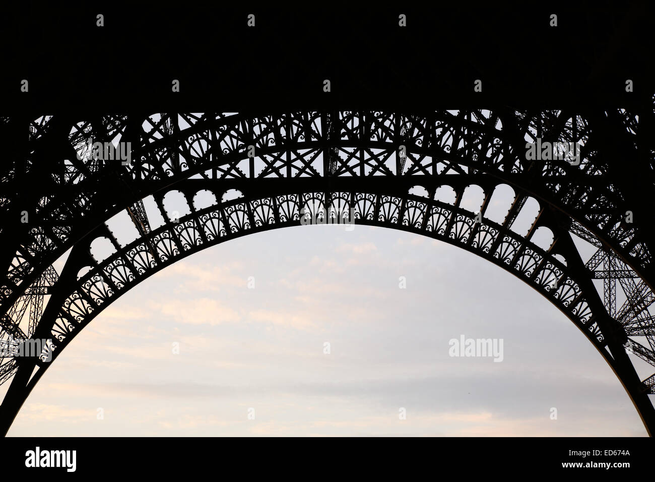 Eiffel tower detail Stock Photo