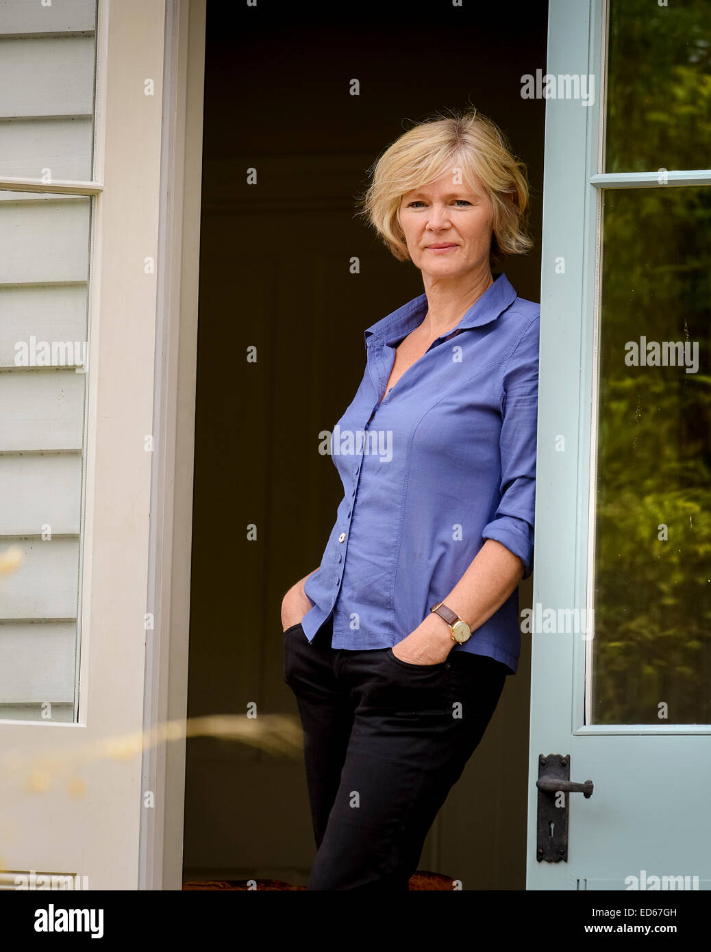 Actress Clare Holman in Rye, East Sussex, UK Stock Photo