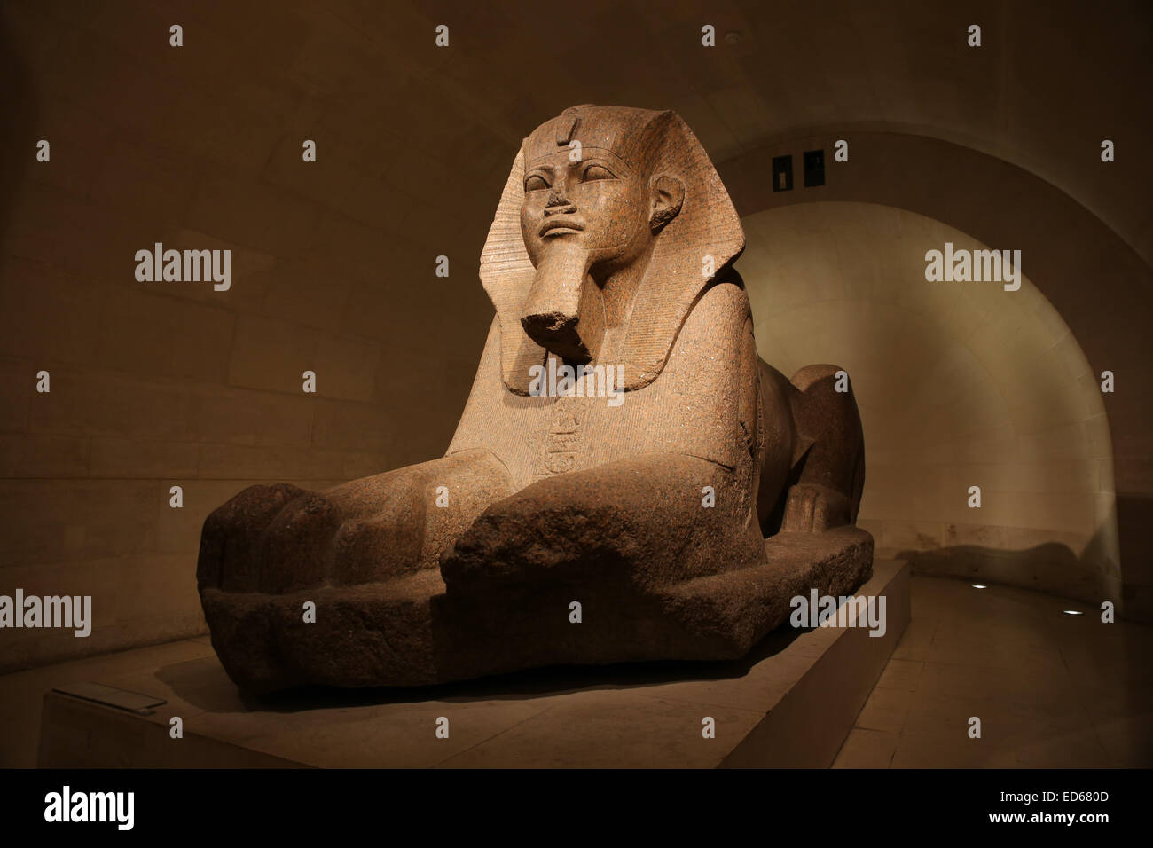 Egyptian art artifact Louvre museum Stock Photo