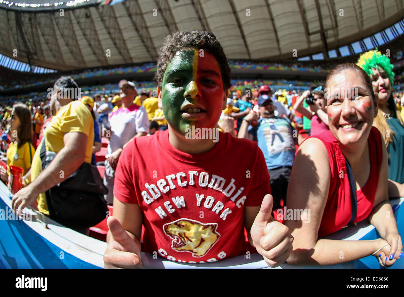 2014 FIFA World Cup - Group G, Portugal v Ghana, held at Estadio Nacional de Brasilia  Where: Brasilia, Brazil When: 26 Jun 2014 Stock Photo