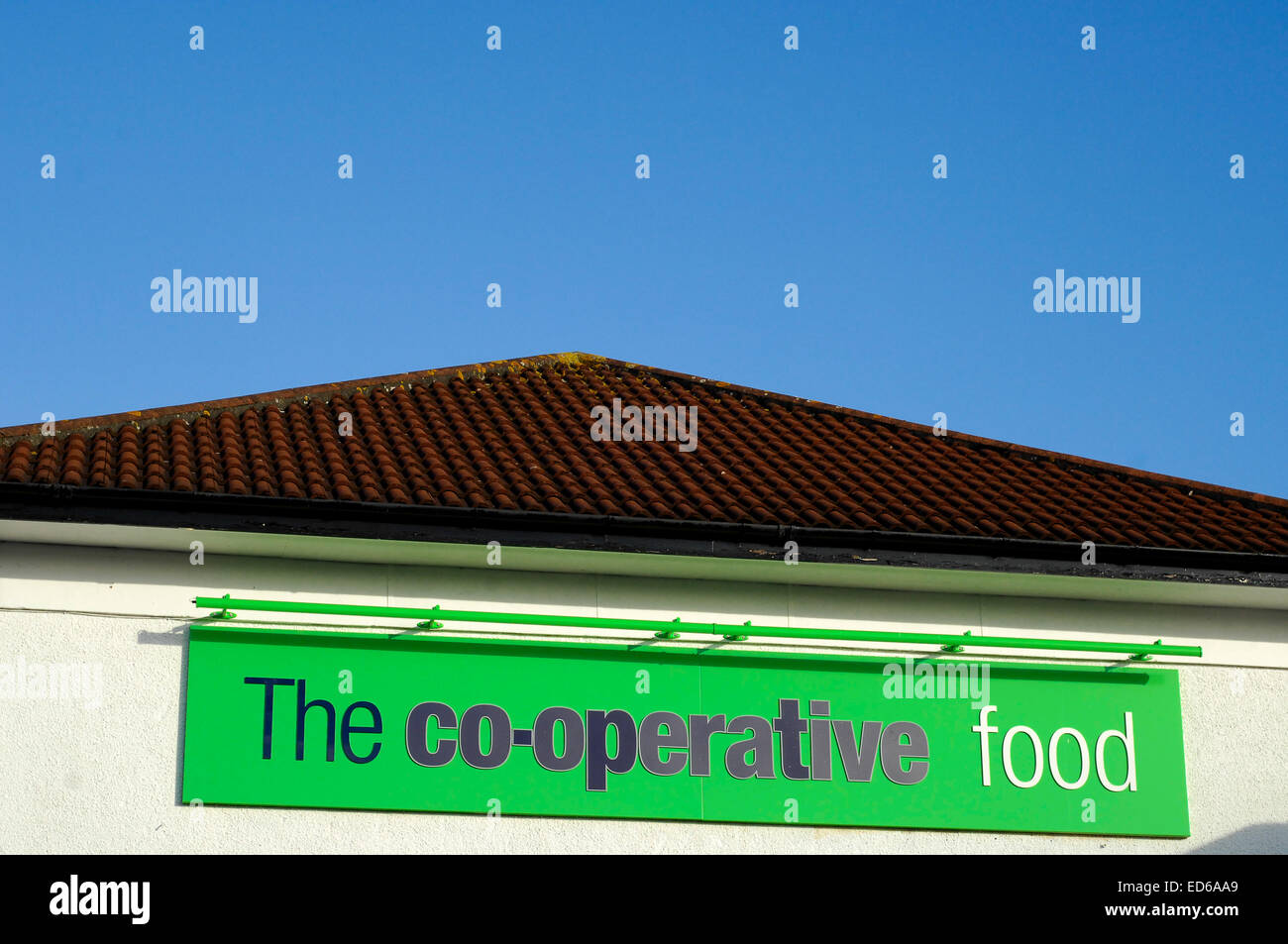The Cooperative Food store sign Stock Photo Alamy