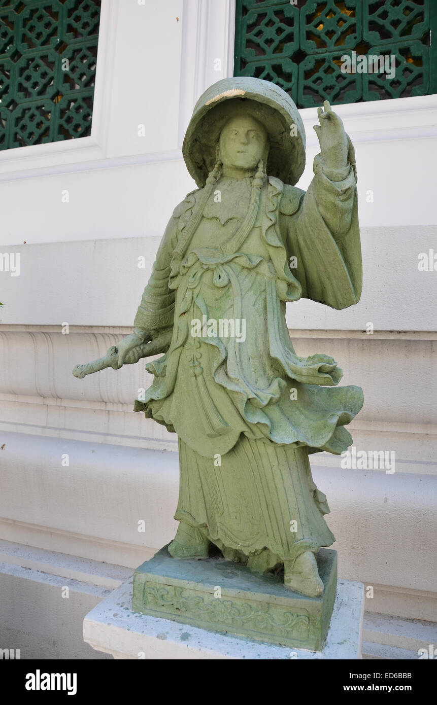 Chinese Ship Ballast stone figurines of Wat Bowonniwet Vihara, or Wat