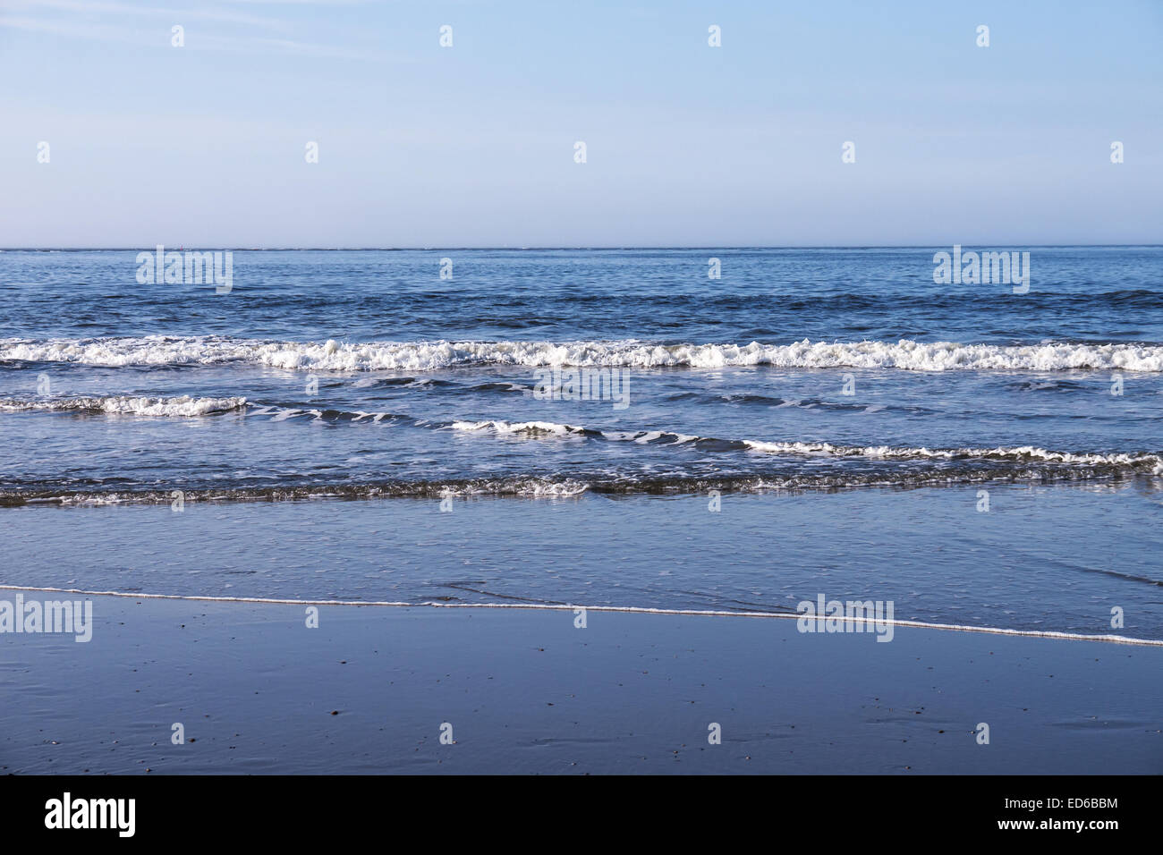 waves at the beach (north-sea Stock Photo - Alamy