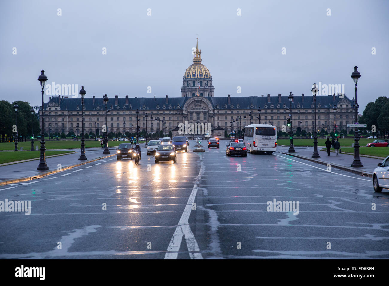 Les Invalides Paris National Residence of the Invalids Stock Photo