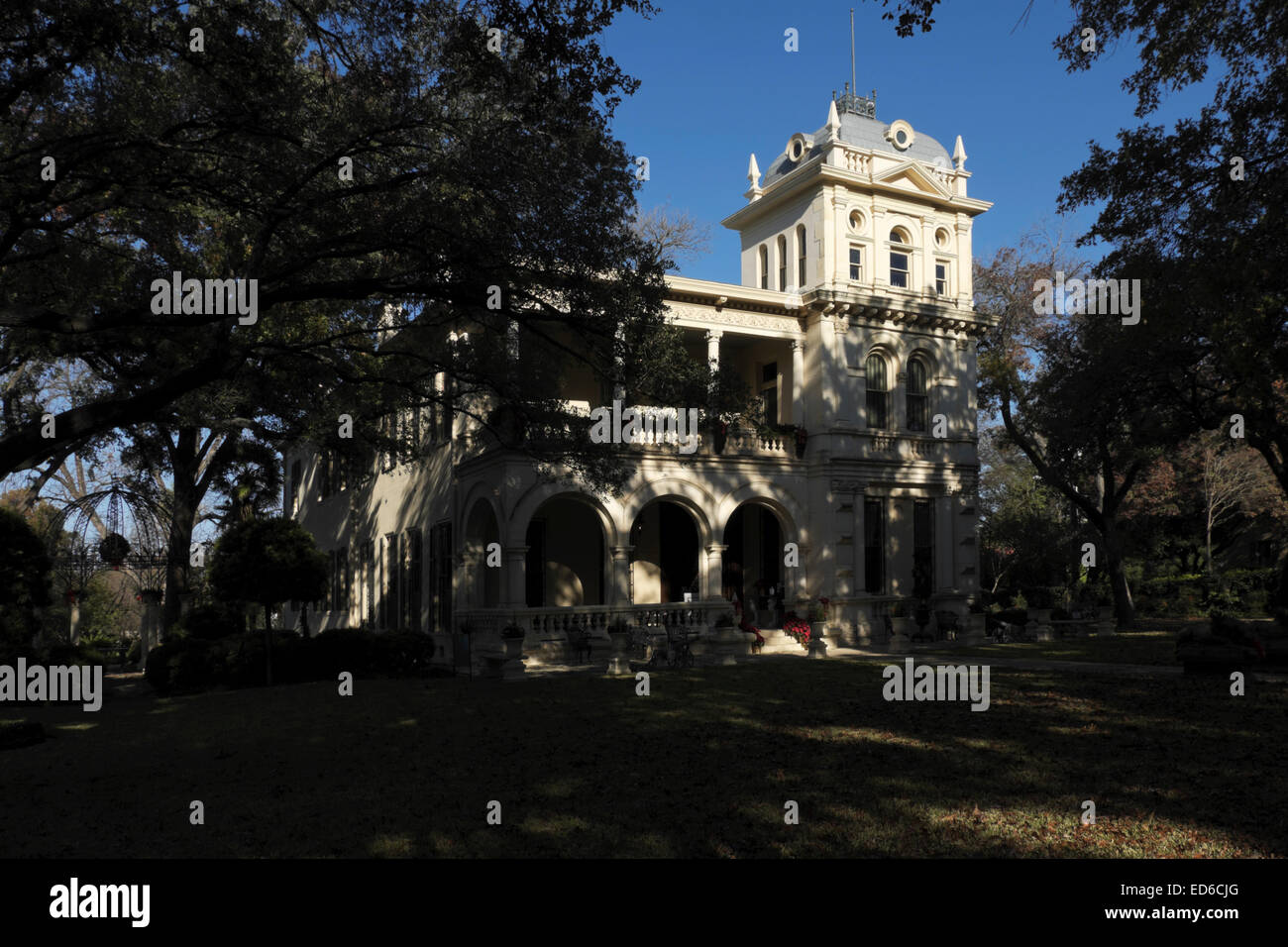 Norton/Polk/Mathis House in the historic King William district of San Antonio, Texas, USA Stock Photo