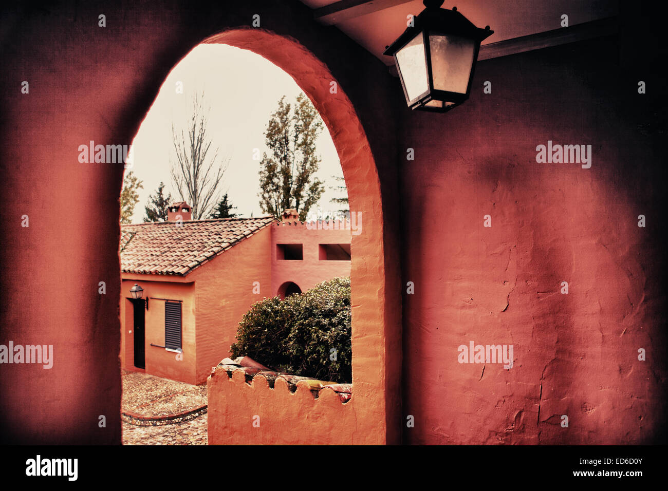 Typical andalusian style house details Stock Photo