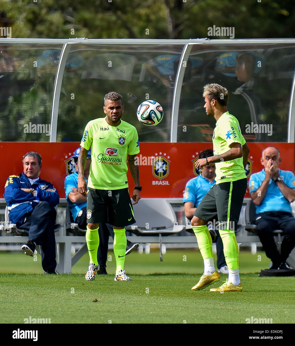 2014 FIFA World Cup - Brazil training in Belo Horizonte ahead of