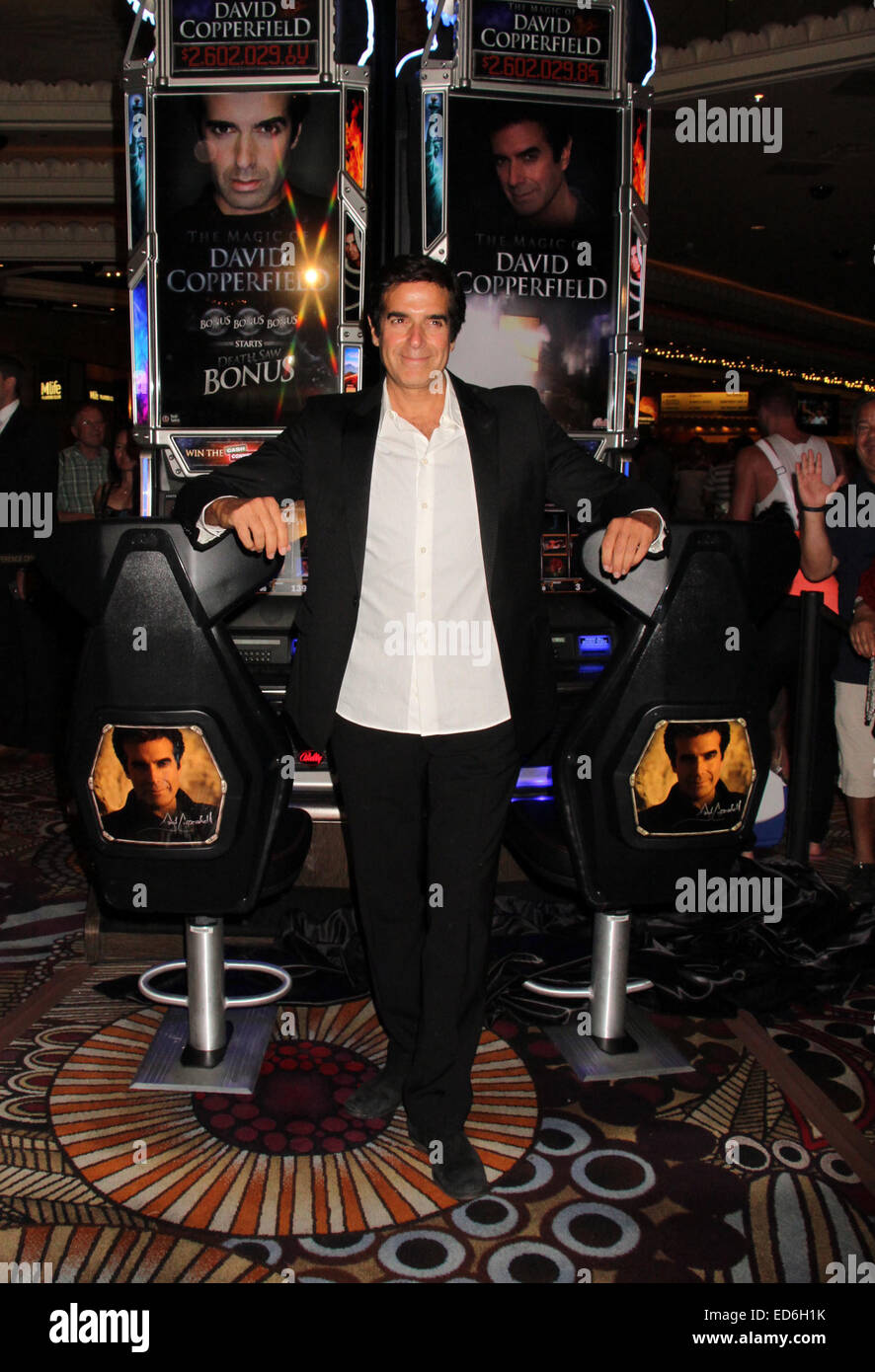 King of magic, David Copperfield, unveils his signature slot machine 'The  Magic Of David Copperfield' at the MGM Grand in Las Vegas Featuring: David  Copperfield Where: Las Vegas, Nevada, United States When: