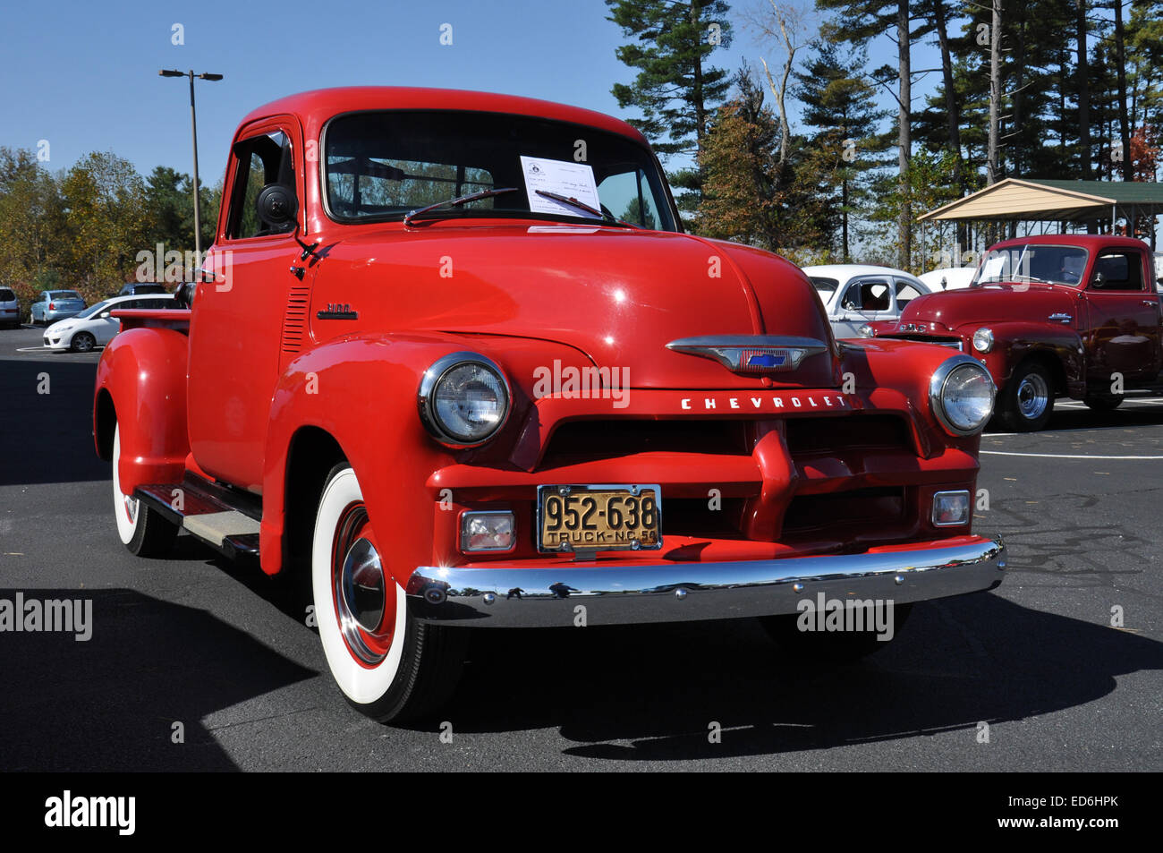 A vintage 1954 Chevrolet Pickup Truck. Stock Photo