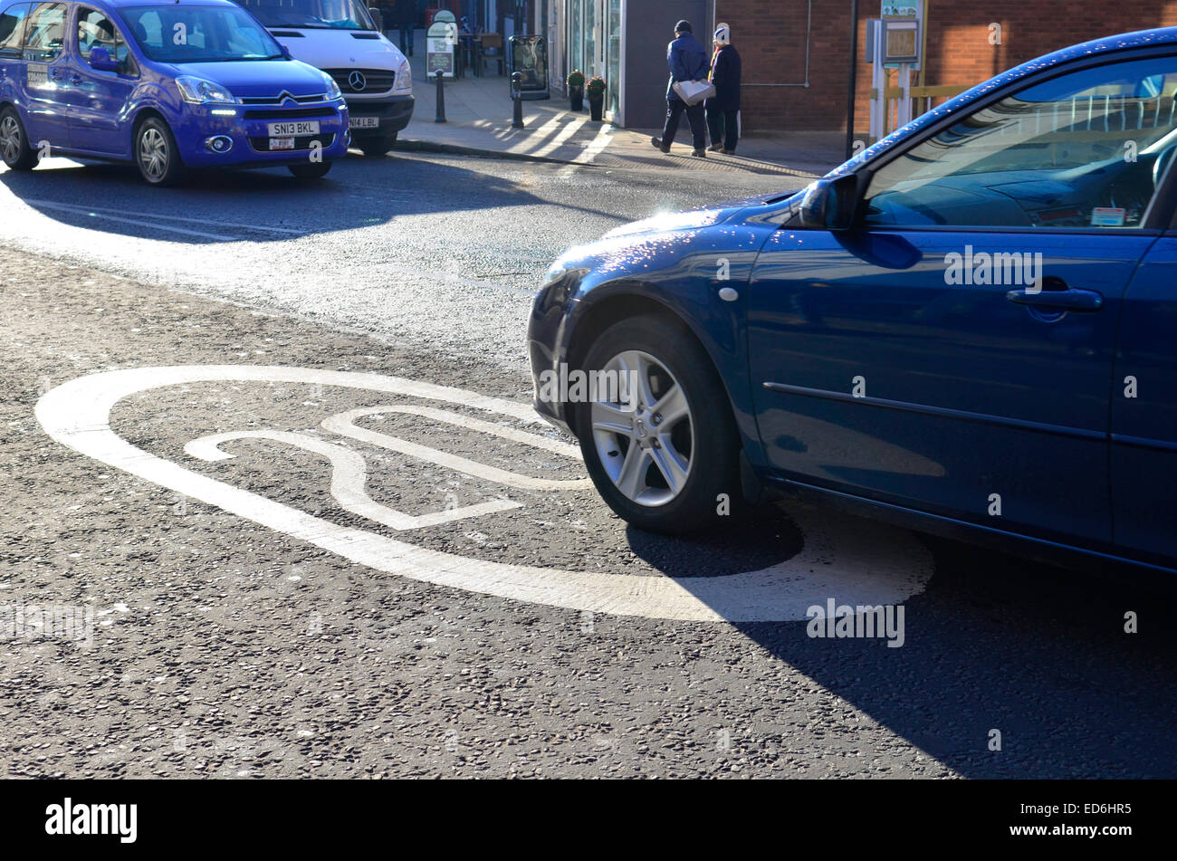 UK.Most of Bristol covered by a 20 MPH Speed Limit.Location shown Whiteladies Road. Robert Timoney/Alamy Stock Photo