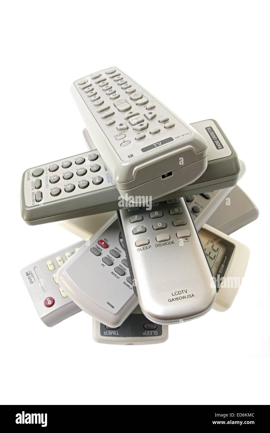 Remote control units Stock Photo Alamy