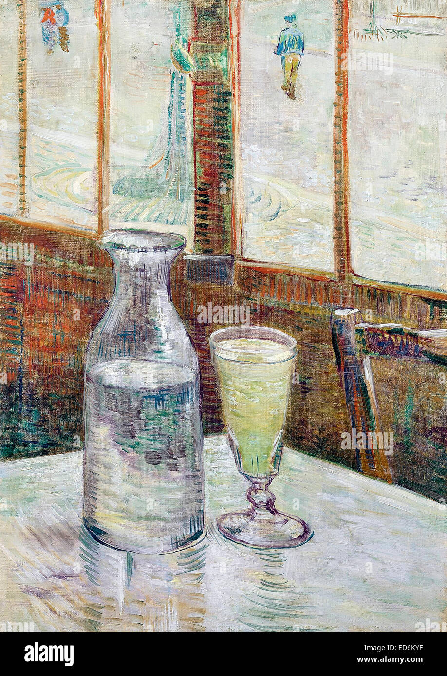 Vincent van Gogh, Cafe Table with Absinth 1887 Oil on canvas. Van Gogh