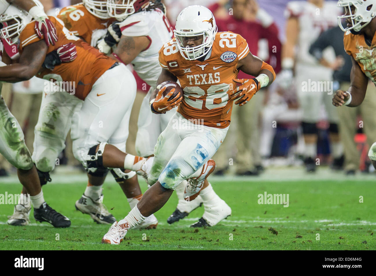 Houston, Texas, USA. 29th Dec, 2014. Texas Longhorns running back