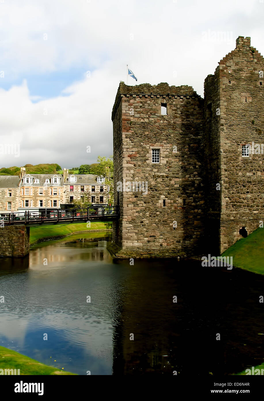the castle at Rothesay on the Isle of Bute, Scotland Stock Photo Alamy