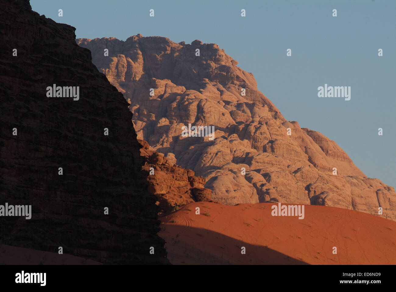 Wadi Rum - Land of Lawrence of Arabia (Jordan South) Stock Photo