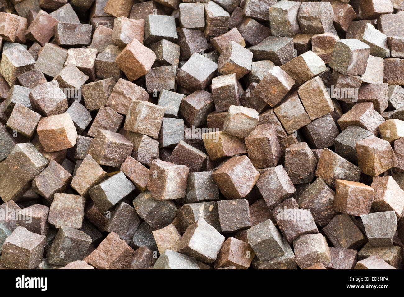 Granite Stone Square Building Materials in Malta Stock Photo Alamy