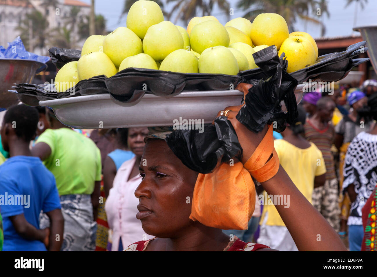 Fish market, Elmina, Ghana, Africa Stock Photo Alamy