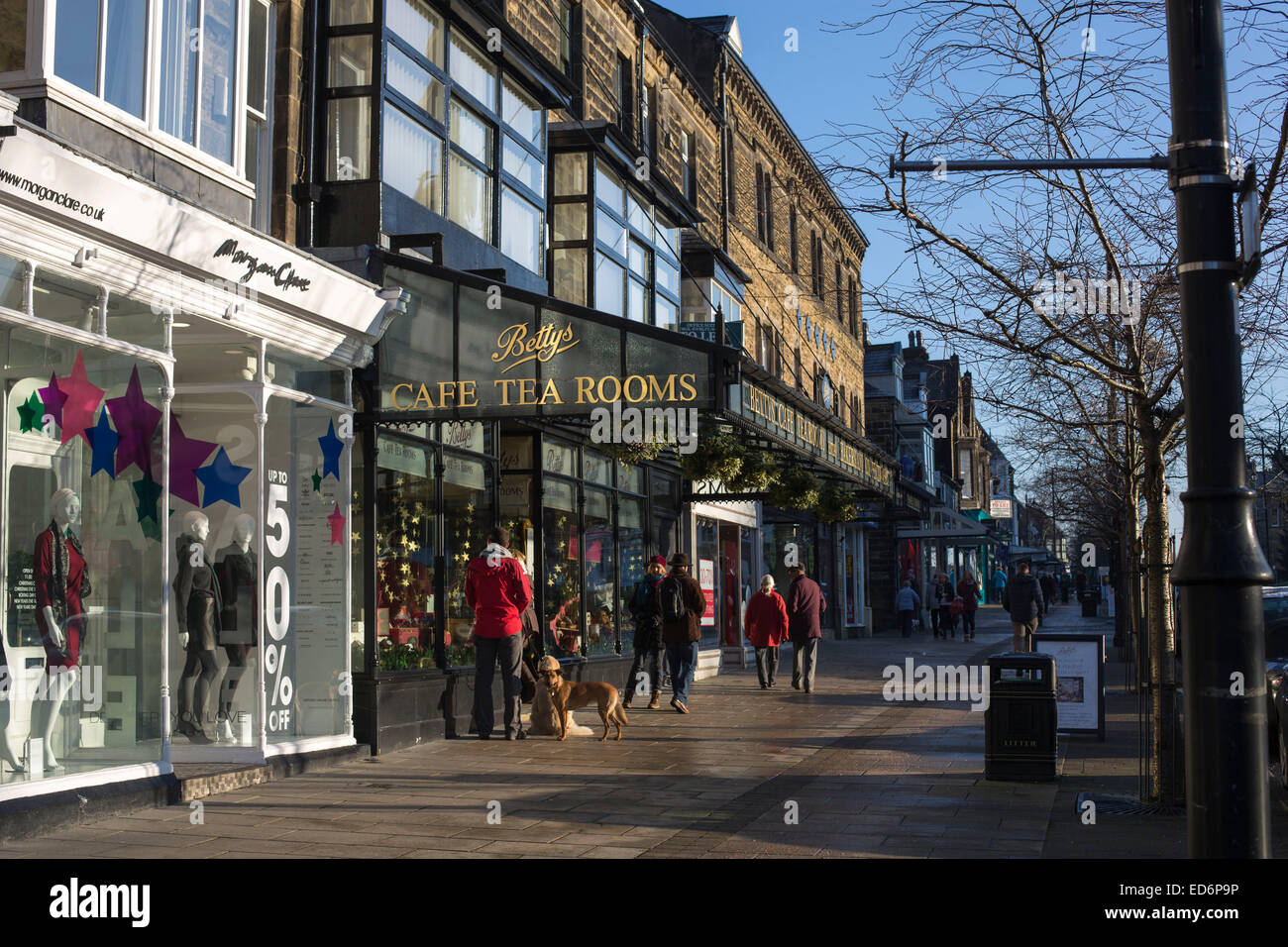 Betty S Tea Rooms Ilkley Old Fashioned Cafe Shop Stock Photo