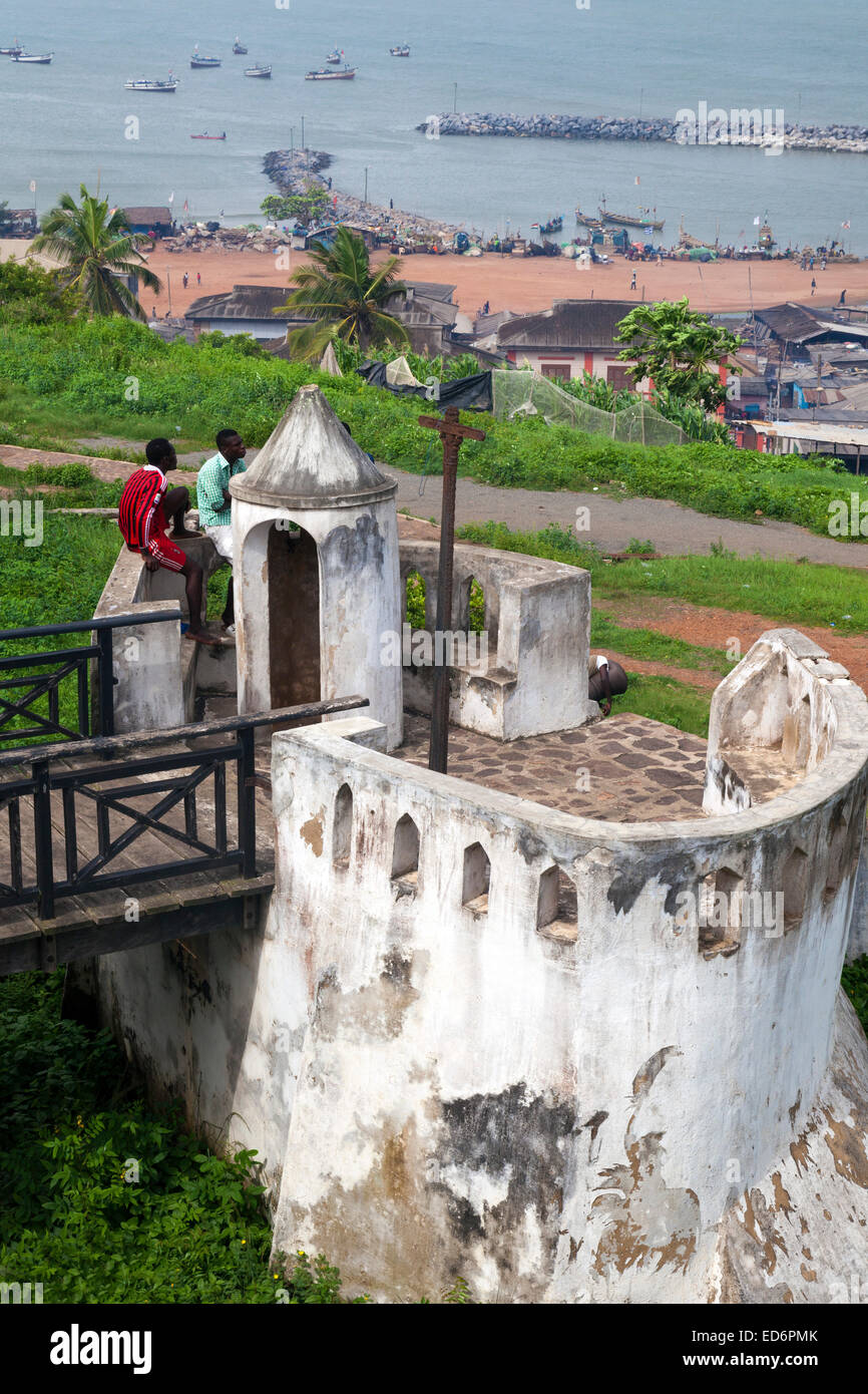 Fort St. Jago, Elmina, Ghana, Africa Stock Photo